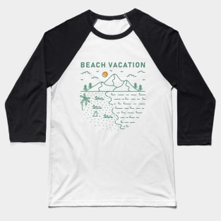 Beach Vacation Baseball T-Shirt